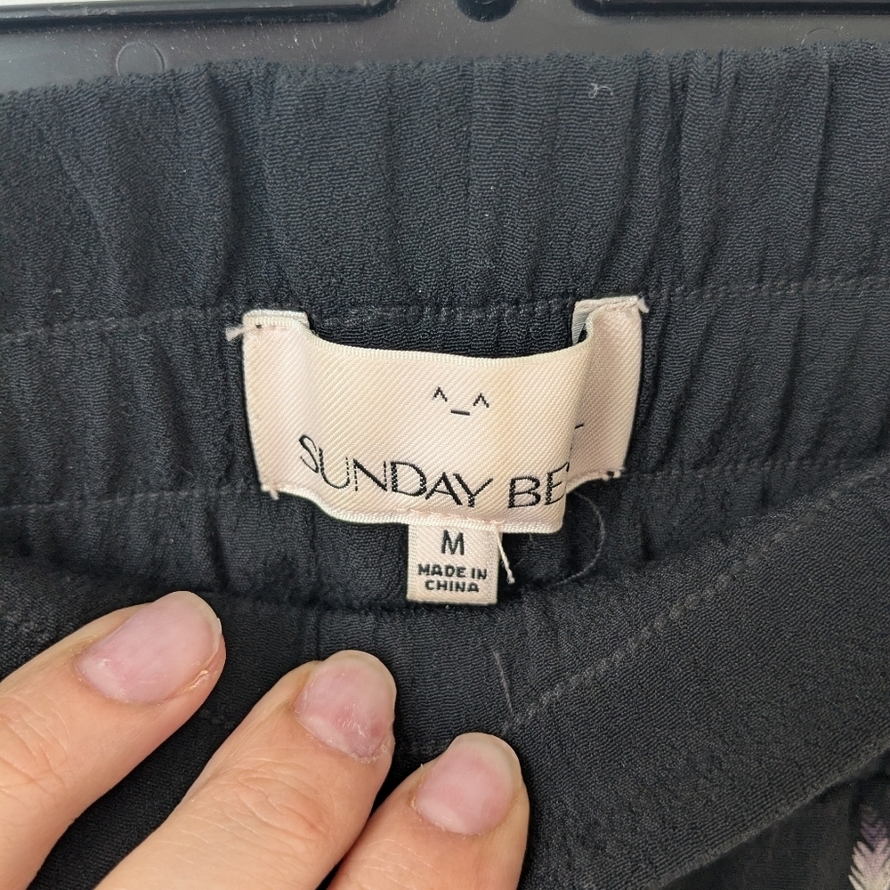 Aritzia Sunday Best Printed Jogger Elastic Waist Pants - Size M - Picture 4 of 6